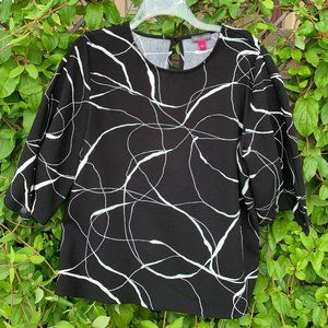 Vince Camuto Snap Sleeve Top